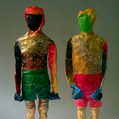 مجموعه ای از مجسمه های فرشید مثقالی